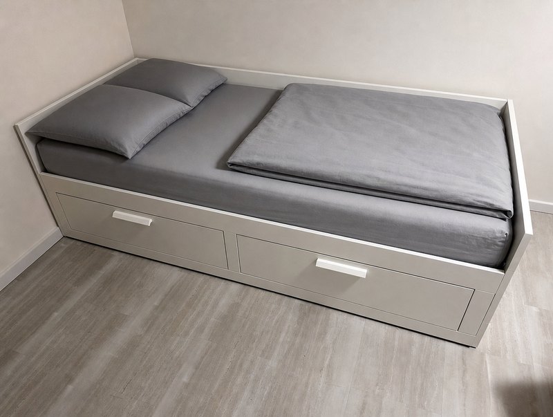 Rozkladacia posteľ – zložená ako jednolôžko (80 cm)